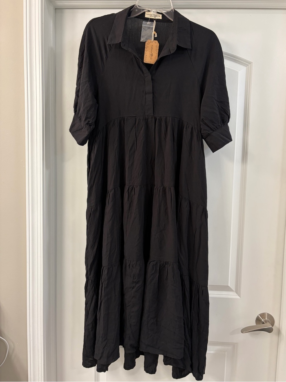 NATURAL LIFE NWT Rebecca Black Tiered midi , Boho, Western Dress. Medium - Picture 2 of 10
